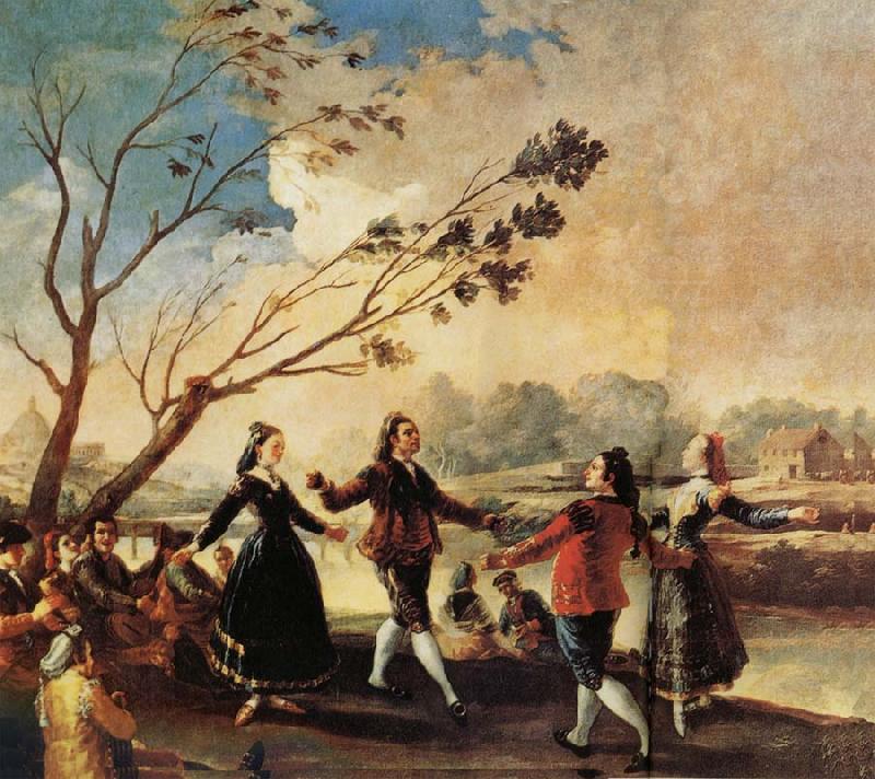 Francisco Goya Danching by the River Manzanares Germany oil painting art